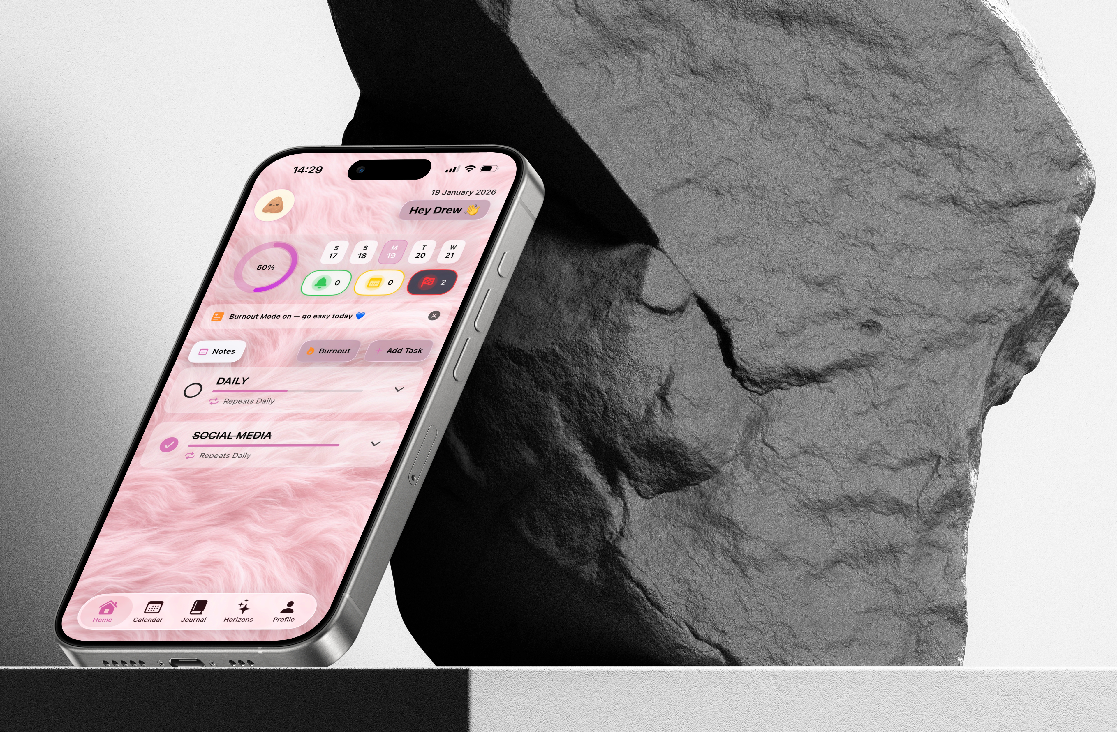 Clarity supporting low-energy days